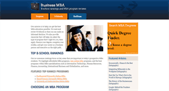 Desktop Screenshot of businessmba.org